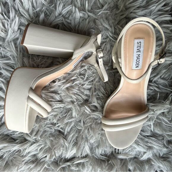 Steve Madden Tille chunky platform high heel sandals women’s shoe size 9 - Picture 2 of 13